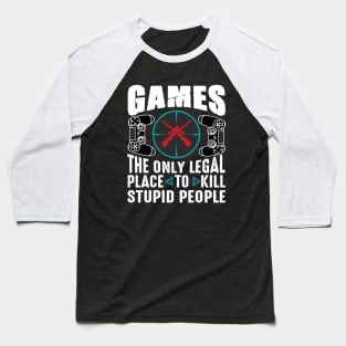 Legally Kill Stupid People Baseball T-Shirt